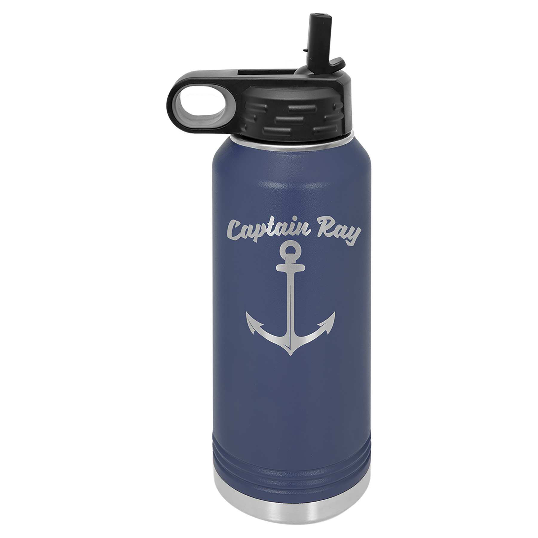 Navy Blue 32oz Water Bottle